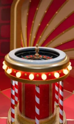 Live-Casino-Cover mit Roulette-Kessel